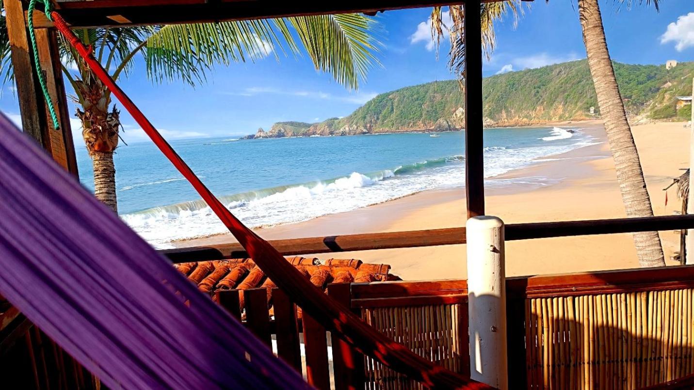 Posada Ziga Playa Mazunte Ngoại thất bức ảnh